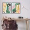 Stupell Industries Funky Abstract Squiggles 2pc Framed Giclee Wall Art Set Design by June Erica Vess